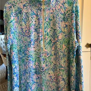 Lily Pulitzer 1/2 zip pullover new with tags size L